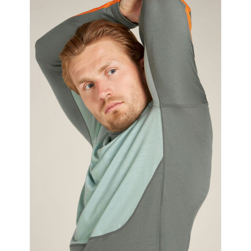 Icebreaker 200 Sonebula LS High Neck - Bielizna z wełny Merino meska | Hardloop