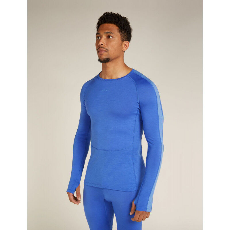 Icebreaker ZoneKnit 200 LS Crewe - T-shirt en laine mérinos homme | Hardloop
