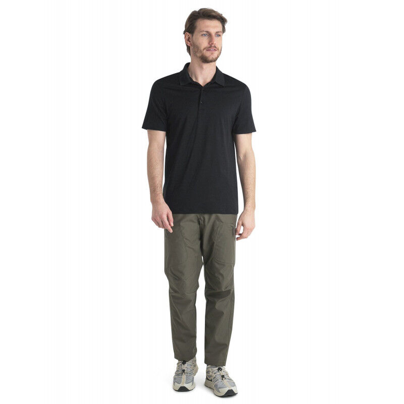 icebreaker 150 Tech Lite III SS Polo - Camiseta de lã merino homem | Hardloop