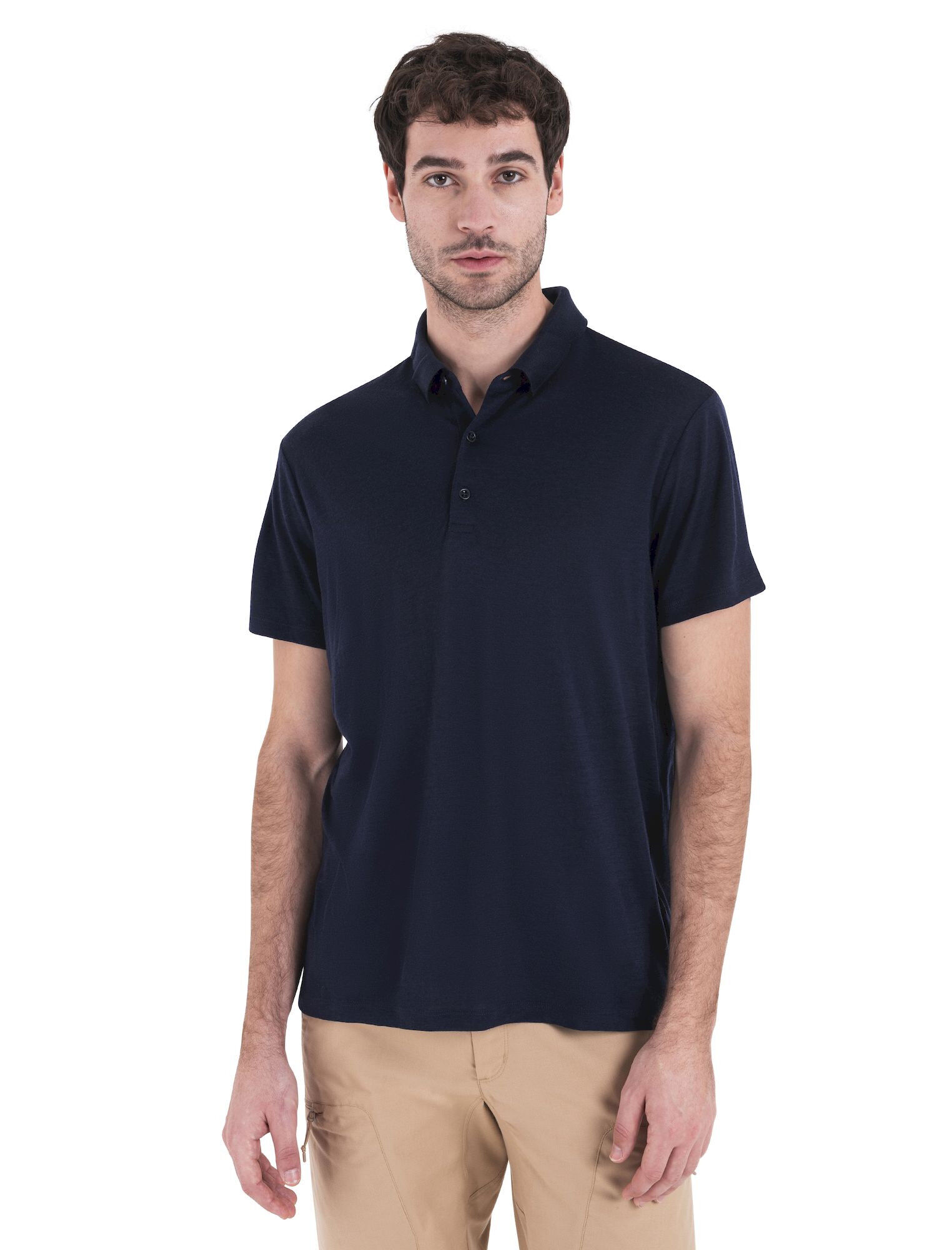 icebreaker 150 Tech Lite III SS Polo - Camiseta de merino - Hombre | Hardloop