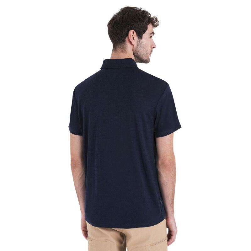 icebreaker 150 Tech Lite III SS Polo - Merinoshirt - Herren | Hardloop