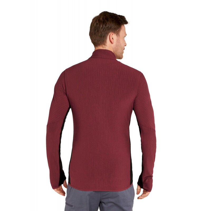 icebreaker Descender LS Zip - Merino Fleecejakke - Herrer | Hardloop