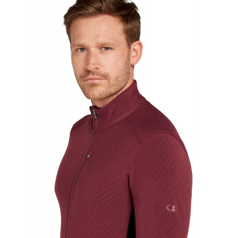 icebreaker Descender LS Zip - Polaire en laine mérinos homme | Hardloop