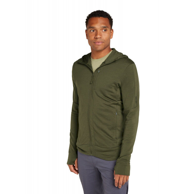icebreaker 260 Quantum IV LS Zip Hoodie - Merino Fleecejacke - Herren | Hardloop