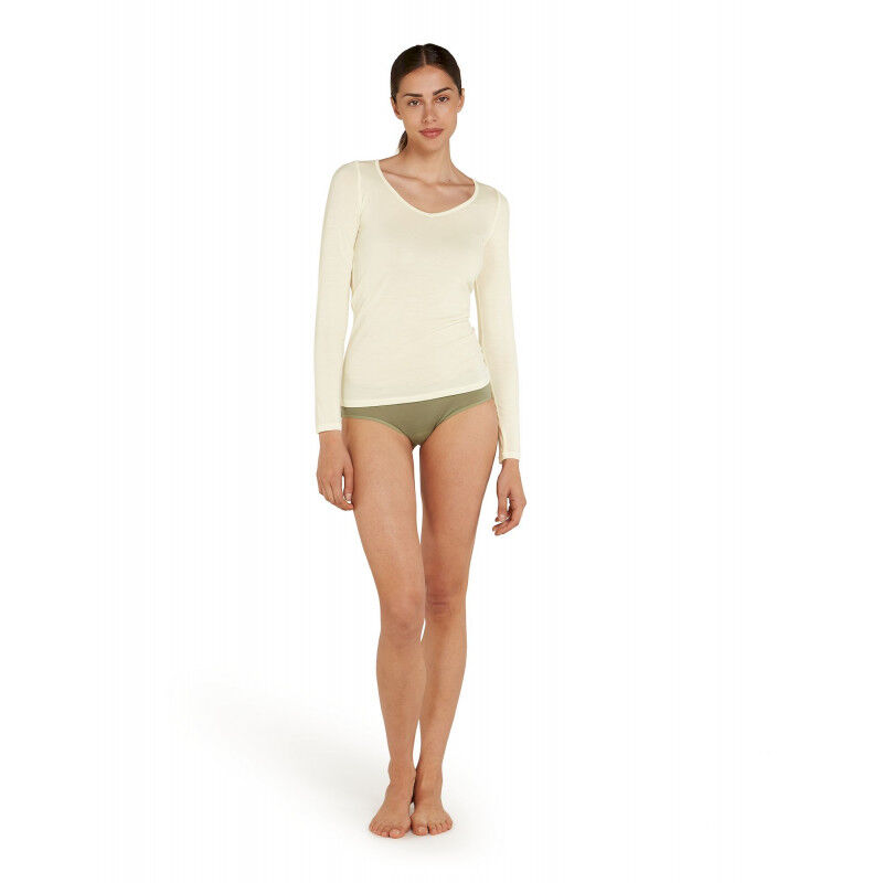 Icebreaker Siren Long Sleeve Sweetheart - Merino-shirt Damer I Hardloop
