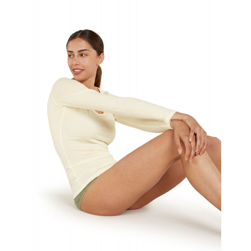 Icebreaker Siren Long Sleeve Sweetheart - Merinotröja Dam I Hardloop