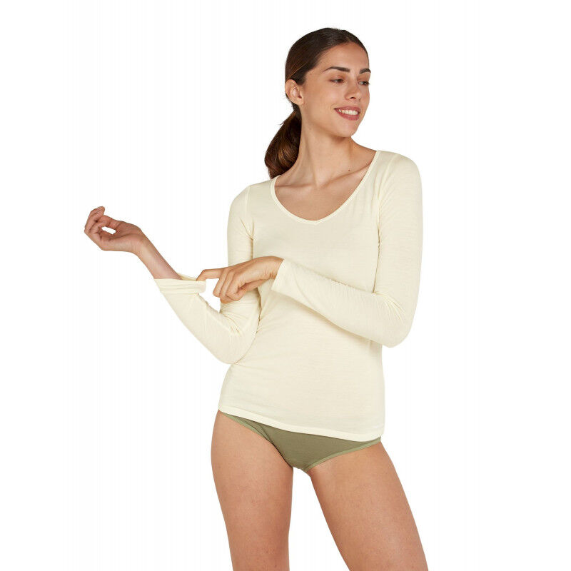 Icebreaker Siren Long Sleeve Sweetheart - Merino-t-paidat Naiset I Hardloop