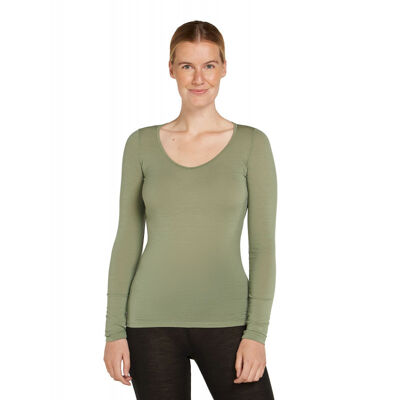 Siren Long Sleeve Sweetheart - Camiseta de lã merino mulher