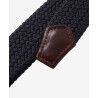 Barbour Stretch Webbing Leather Belt - Pasek męski | Hardloop