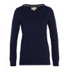 Barbour Pendle Crew Knitted Jumper - Sweter z wełny Merino® damski | Hardloop