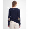 Barbour Pendle Crew Knitted Jumper - Sweter z wełny Merino® damski | Hardloop
