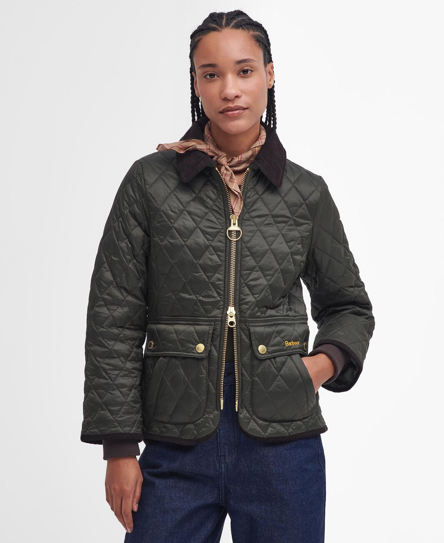 Barbour Fitted Beadnell Quilted Jacket - Abrigo - Mujer | Hardloop