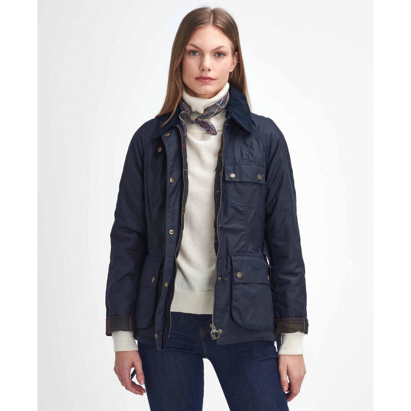 Barbour Solway Zipper Wax Jacket - Mantel - Damen | Hardloop