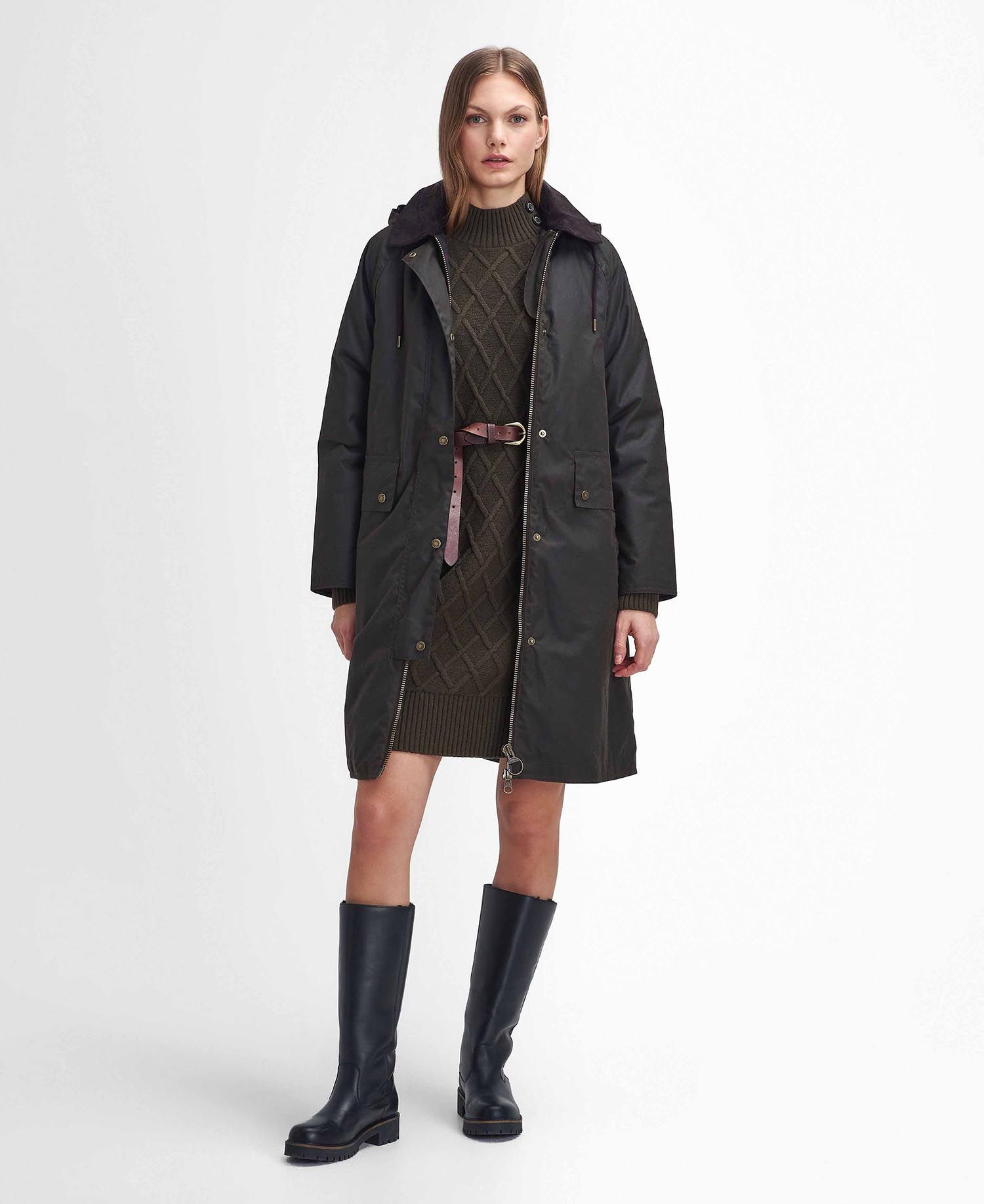 Barbour Willows Wax Jacket - Parka - Damen | Hardloop