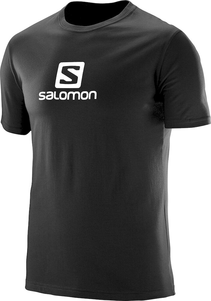 Salomon Coton Logo SS TEE M - Pánské Triko | Hardloop
