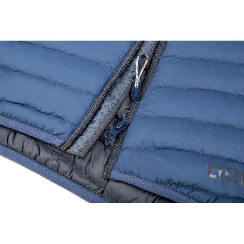 Ocún Tsunami Down Jacket Women - chocolate / garnet red