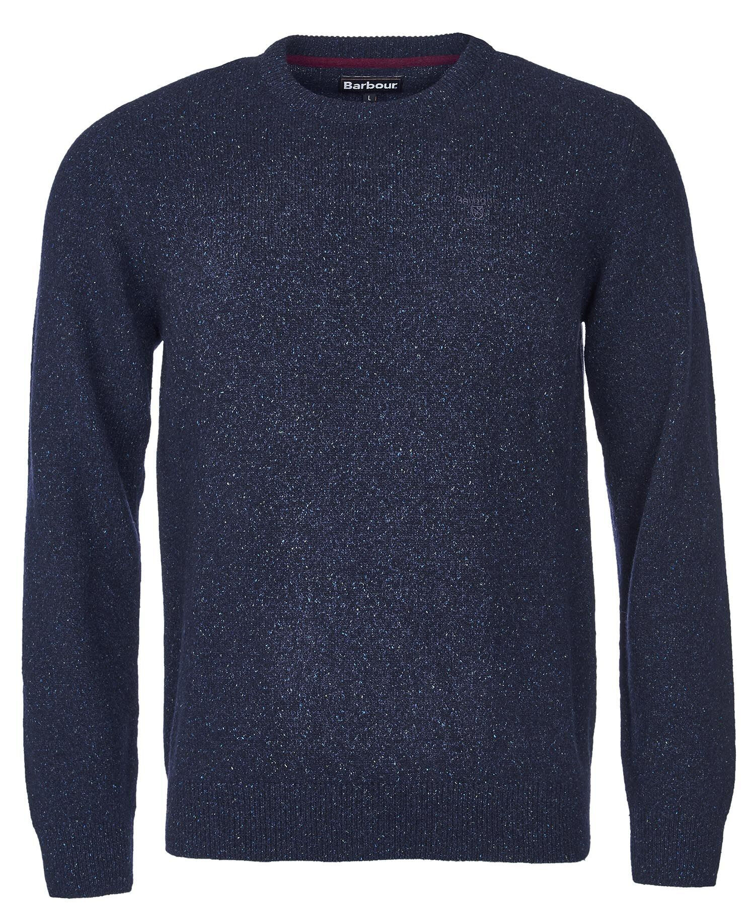 Barbour Essential Tisbury Crew Neck Sweatshirt - Pull en laine mérinos homme | Hardloop