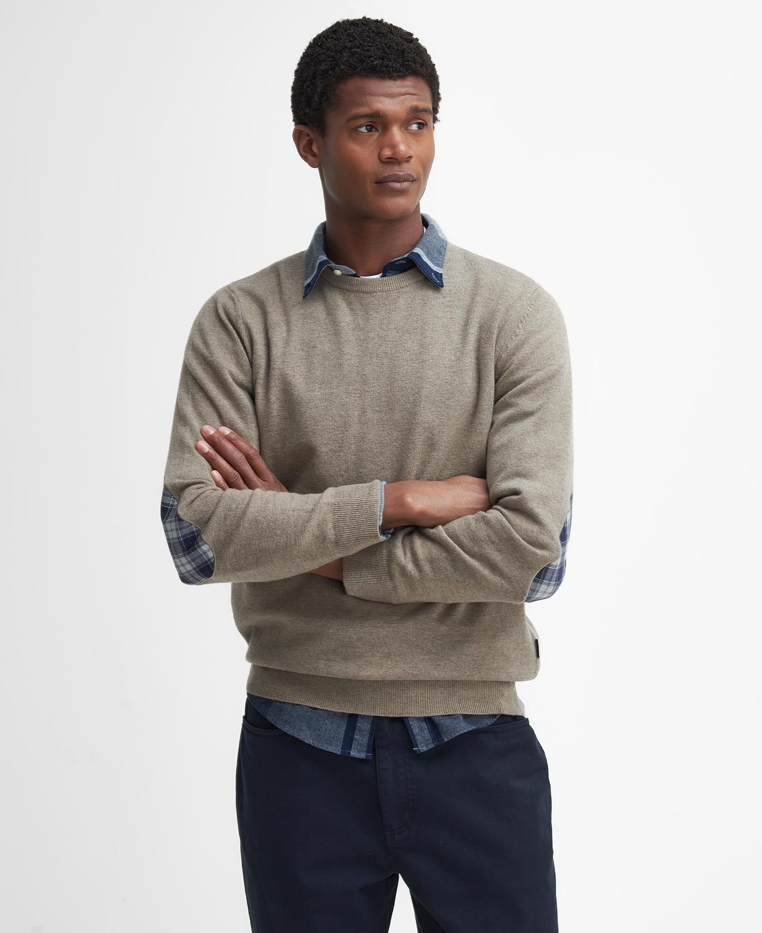 Barbour Marlow Crew Neck Sweater - Jerséis de lana merina - Hombre | Hardloop