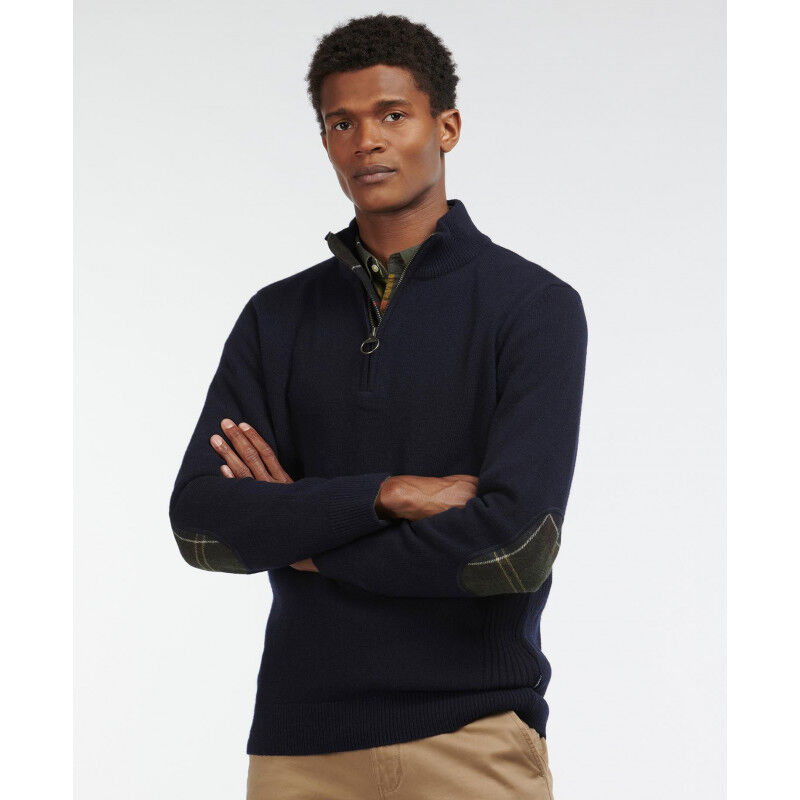 Holden Half Zip Knitted Jumper - Sweter z wełny Merino® męski