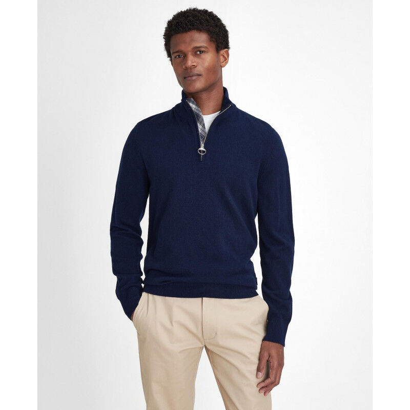 Barbour Marlow Half Zip Sweater - Pullover in lana merino - Uomo | Hardloop