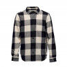 Black / Off White Plaid