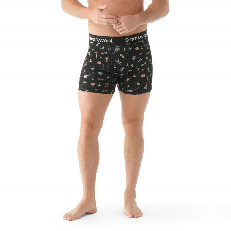 Smartwool Merino Print Boxer Brief Boxed - Mutande | Hardloop