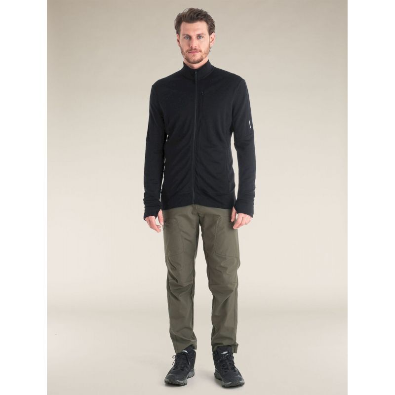 icebreaker 260 Quantum IV LS Zip - Merino Fleecejakke - Herrer | Hardloop