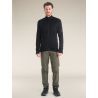 icebreaker 260 Quantum IV LS Zip - Fleece de lã merino homem | Hardloop