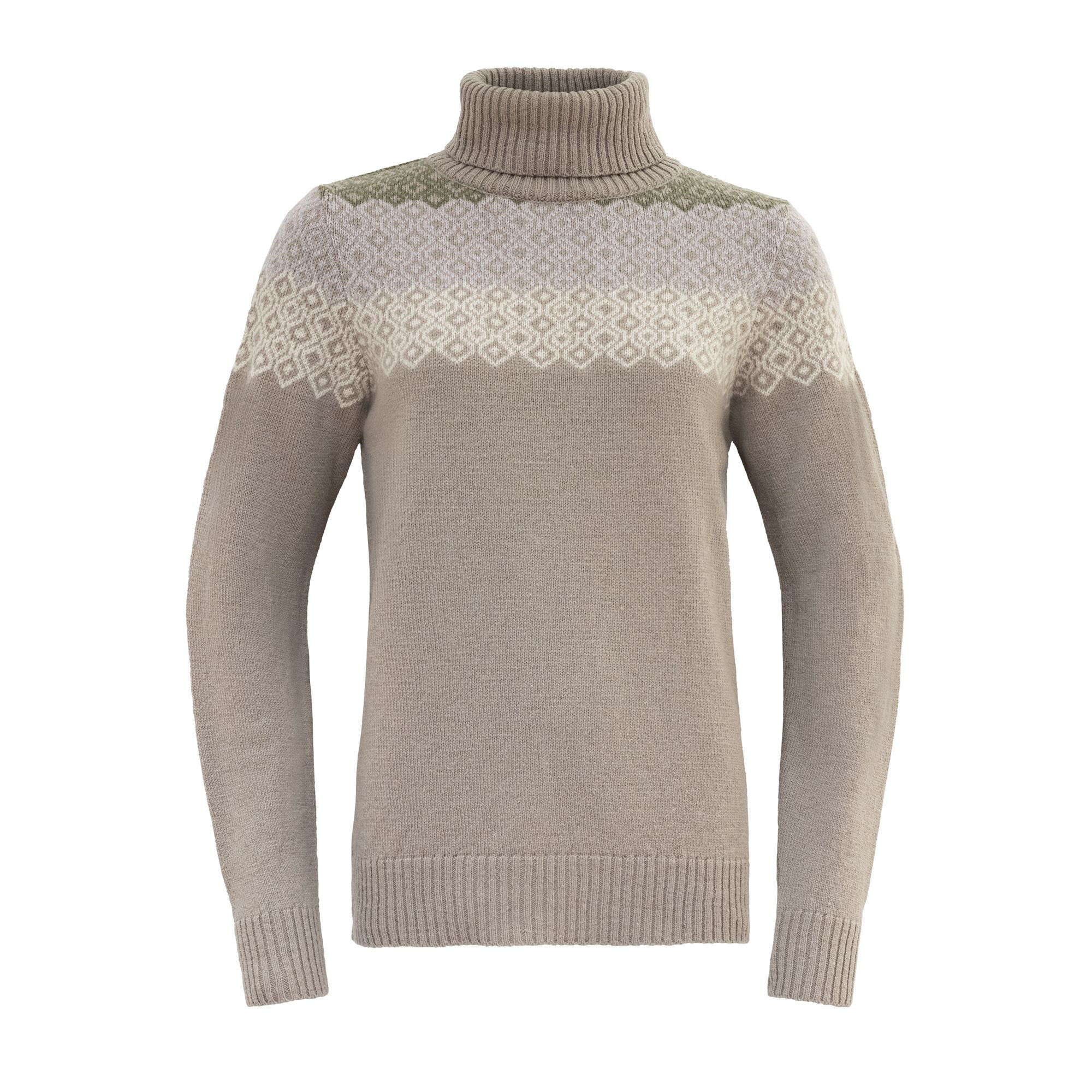 Devold Syvde Wool High Neck - Merino sweatere - Damer | Hardloop