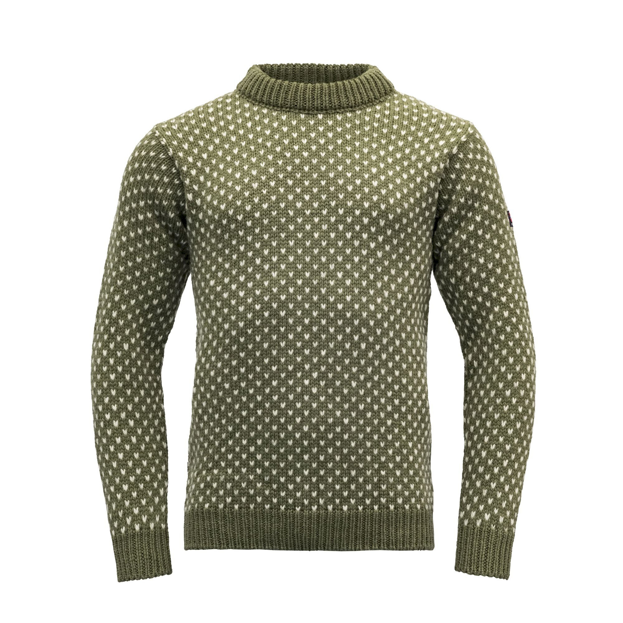 Devold Nordsjø Wool Sweater - Överdragströjor merinoull | Hardloop