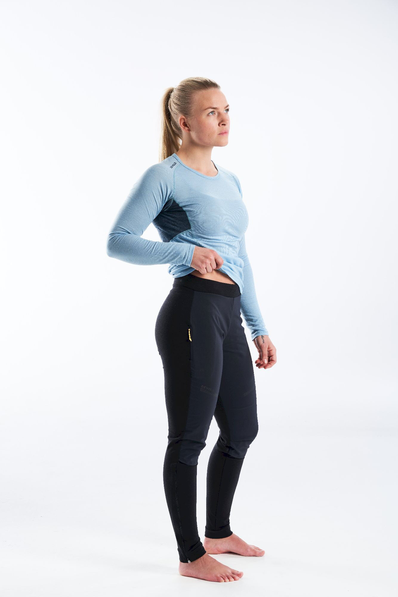 Devold Running Merino Cover Pants - Dámské běžecké kalhoty | Hardloop