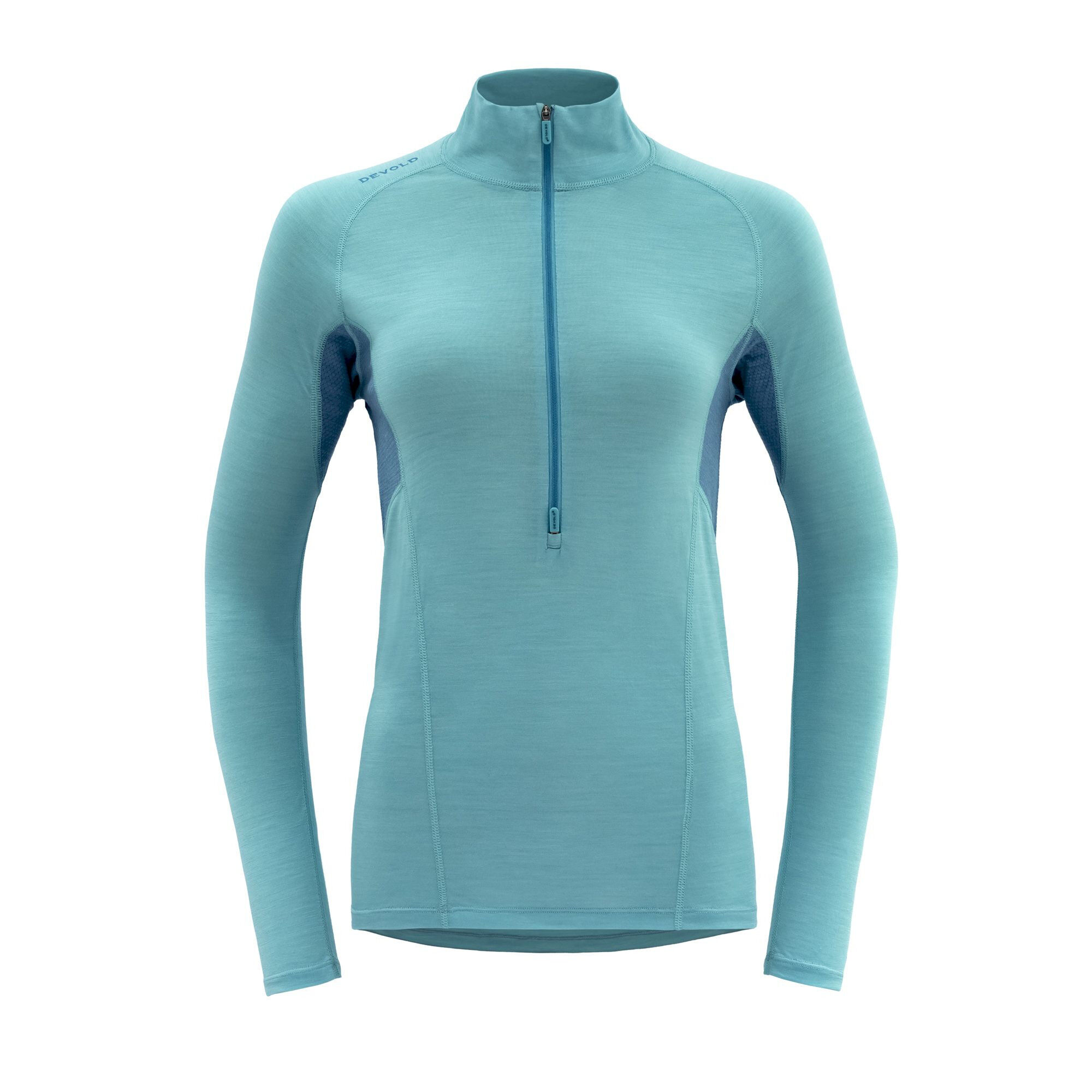 Devold Running Merino 130 Zip Neck - Jersey de lana merino - Mujer | Hardloop