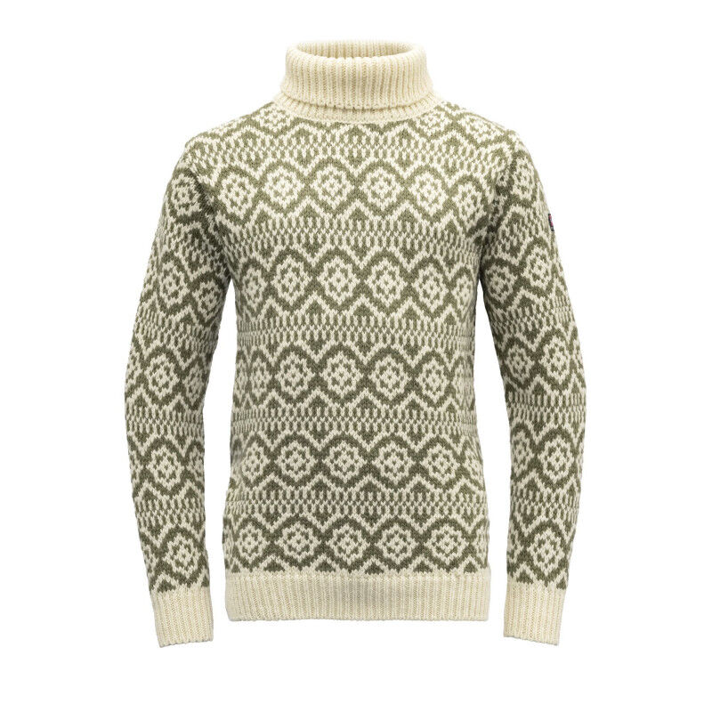 Devold Hoddevik Wool High Neck - Suéter de lã merino | Hardloop