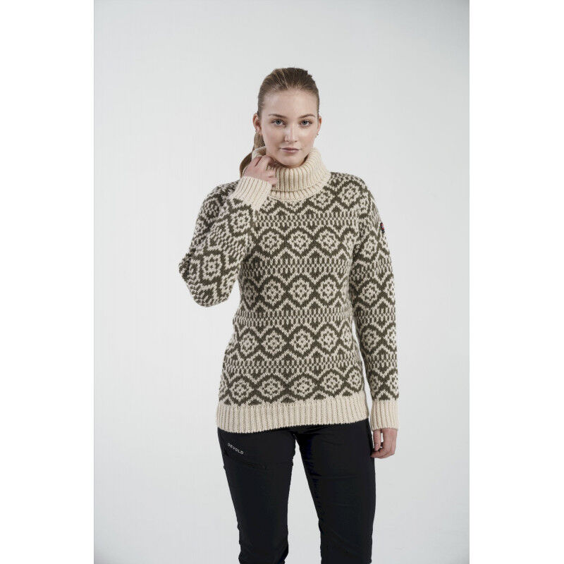 Devold Hoddevik Wool High Neck - Suéter de lã merino | Hardloop