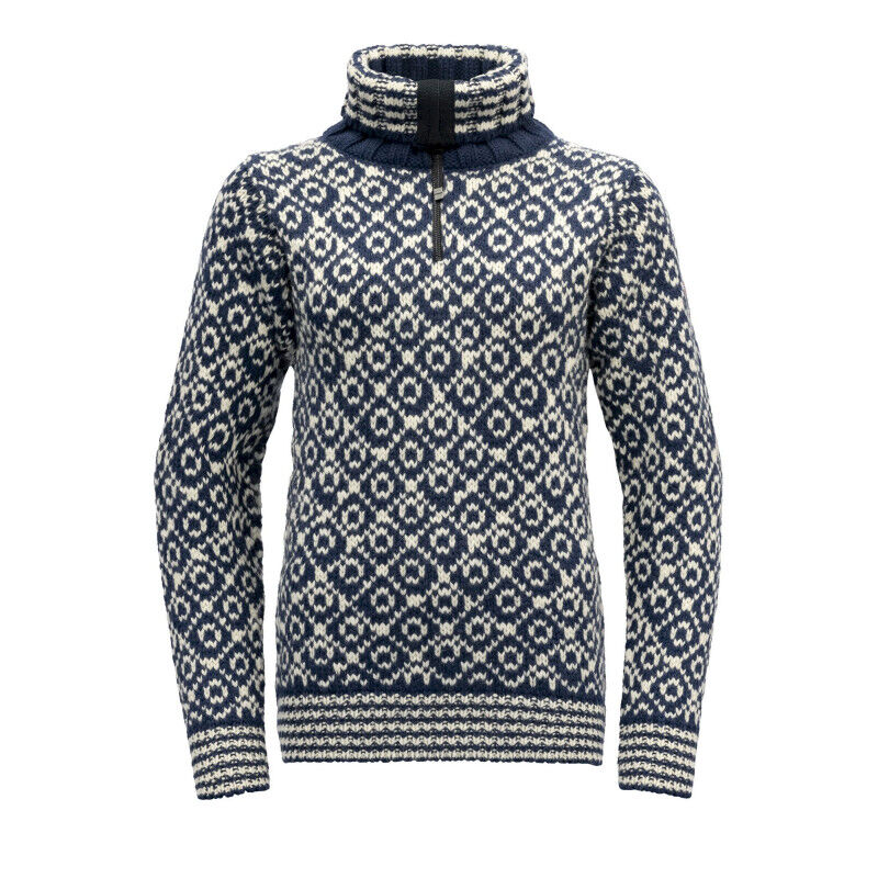 Svalbard Wool Zip Neck - Trui