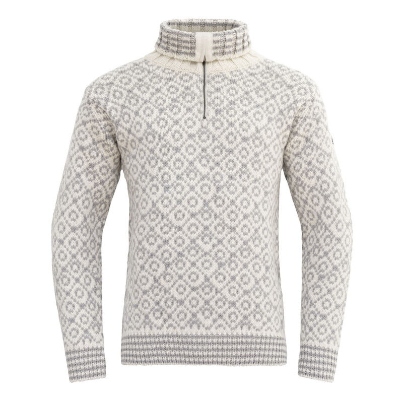 Devold Svalbard Wool Zip Neck - Sweter | Hardloop