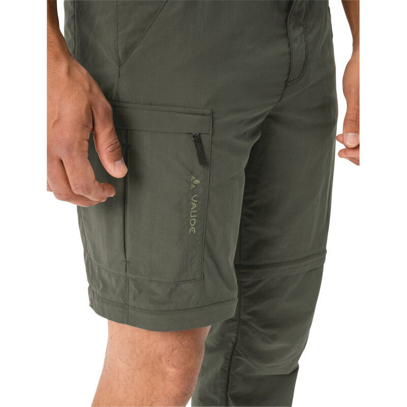 Vaude Farley Zip-Off Pants V - Konverterbara vandringsbyxa - Herr | Hardloop