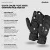 GripGrab Ride Windproof Deep Winter Lobster Gloves - Cycling gloves