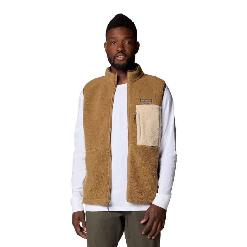 Columbia - Steens Mountain 2.0 - Pile marrone e nero con zip | ASOS