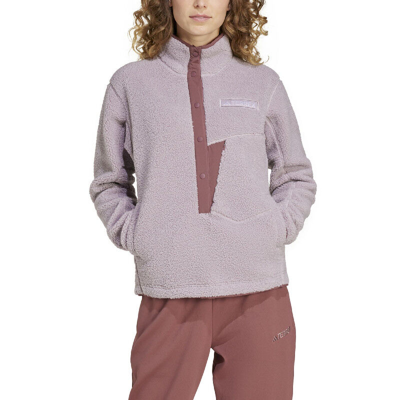 adidas Terrex Xploric Pile Snap - Fleecevest - Dames | Hardloop