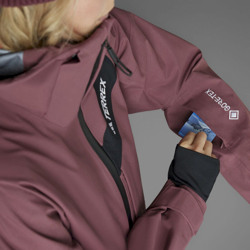adidas Terrex Techrock C-Knit 3L GTX Jacket - Skijakke - Damer | Hardloop