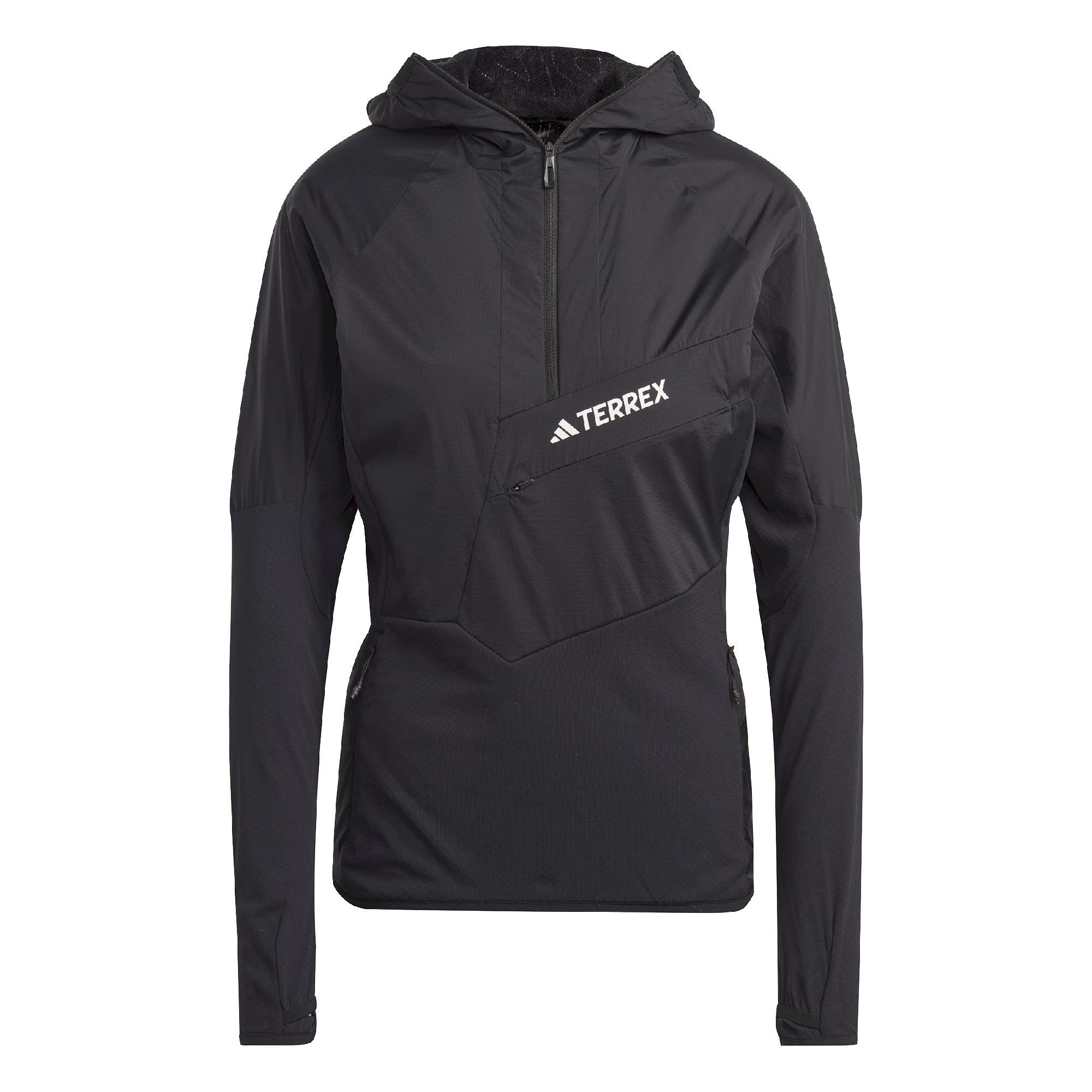 adidas Terrex Techrock Ultralight Half-Zip Hooded Fleece - Bluza polarowa damska | Hardloop