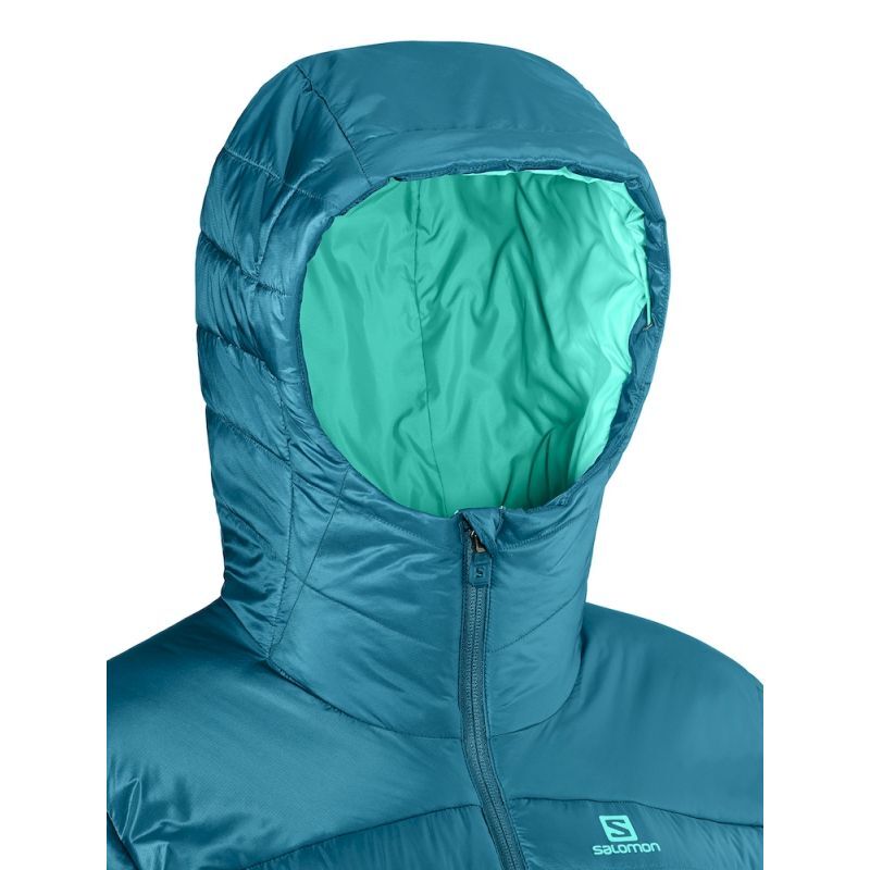 Salomon Haloes Down Hoodie W - Doudoune femme | Hardloop