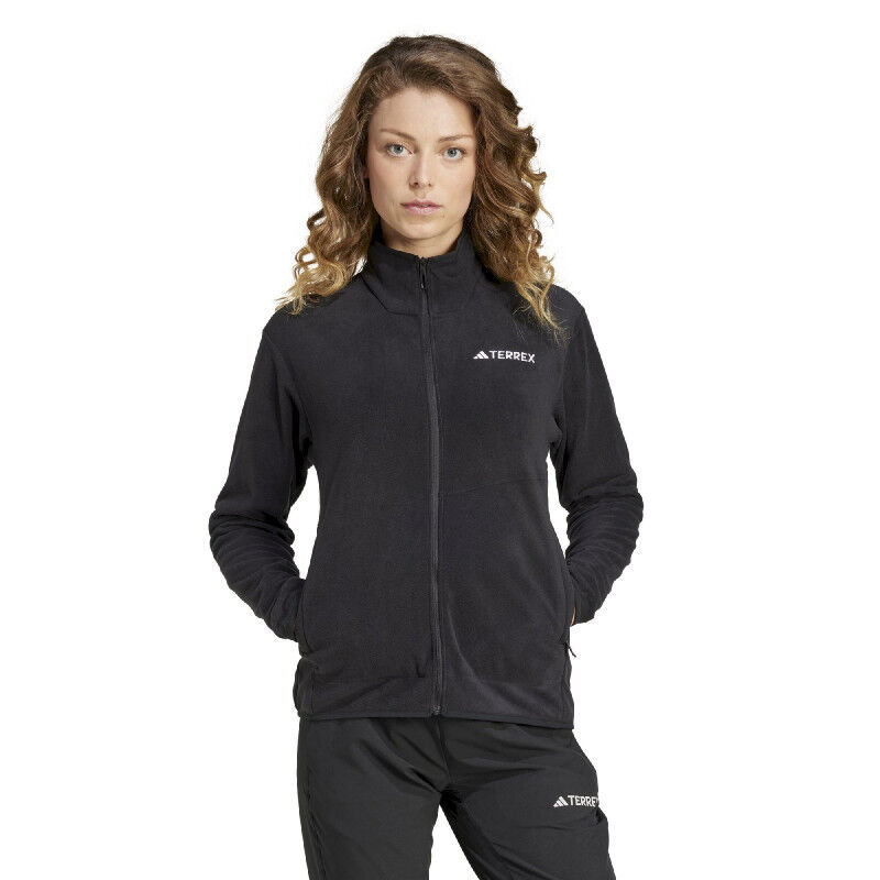 adidas Terrex Multi Full-Zip Fleece - Fleecetröjor - Dam | Hardloop