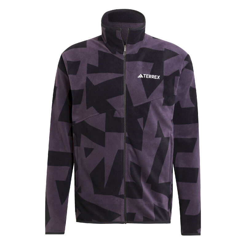 adidas Terrex Multi Printed Full-Zip Fleece Fleecejacke Herren