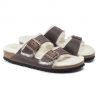 Birkenstock Arizona Shearling Waxy Leather Oiled - Sandalias de invierno | Hardloop