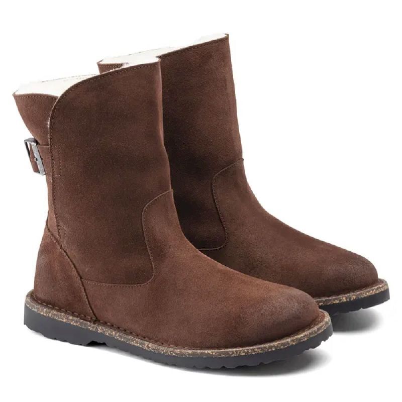 Birkenstock Uppsala Shearling Suede Leather - Sapatilhas mulher | Hardloop