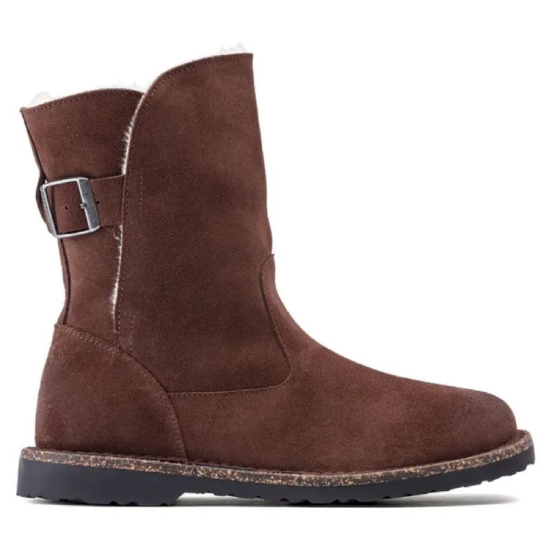 Birkenstock Uppsala Shearling Suede Leather - Buty wysokie damskie | Hardloop
