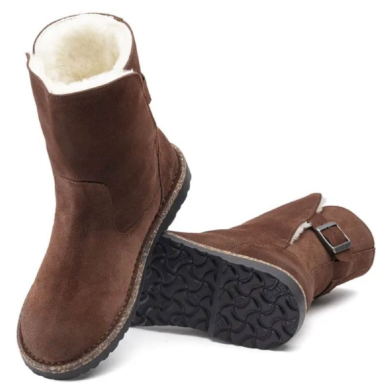 Birkenstock Uppsala Shearling Suede Leather - Kängor - Dam | Hardloop