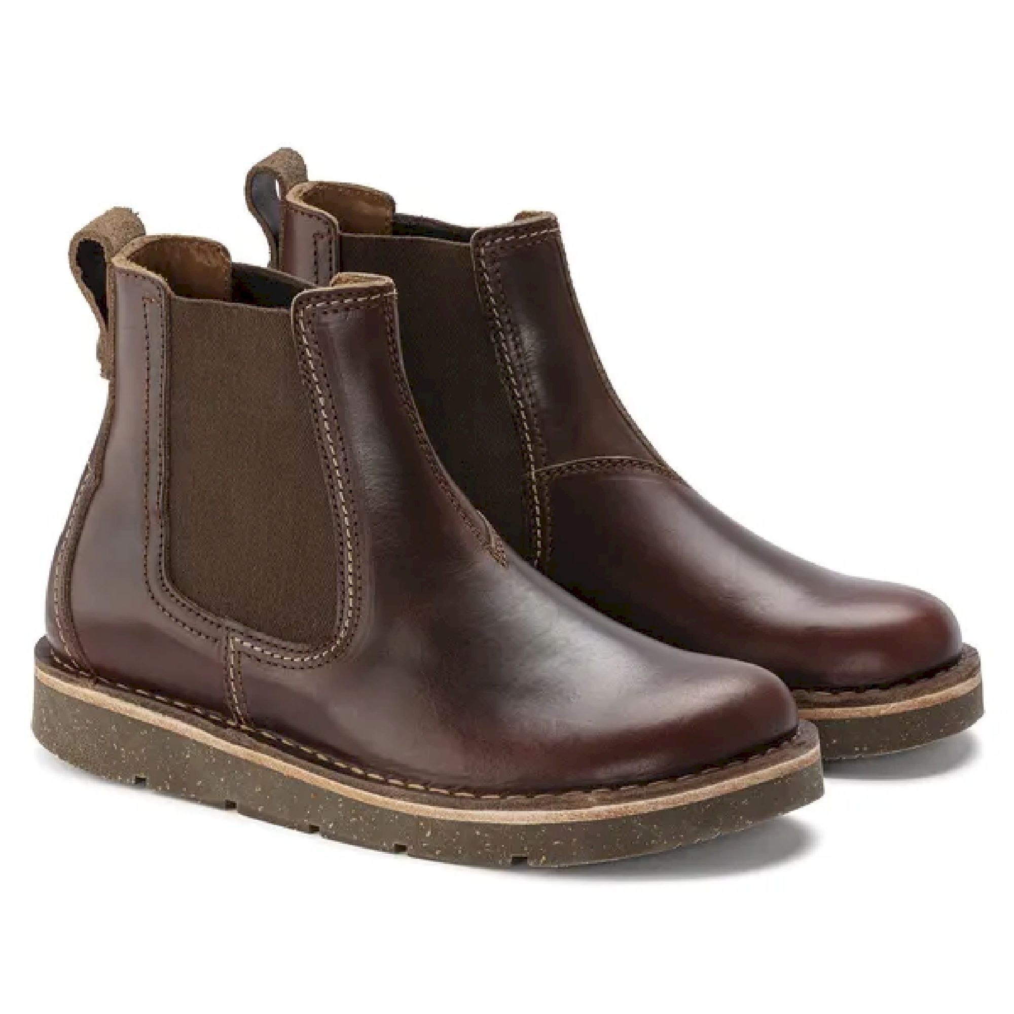 Birkenstock Birmingham Slip On Natural Leather Oiled Boots